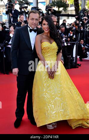 Vincent Miclet und Ayem Nour kommen im Palais des Festivals an, um den Film Inside Out im Rahmen der 68. Filmfestspiele von Cannes am 18. Mai 2015 in Cannes, Frankreich, vorführen zu können. Foto von Nicolas Briquet/ABACAPRESS.COM Stockfoto