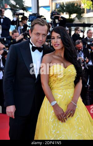 Vincent Miclet und Ayem Nour kommen im Palais des Festivals an, um den Film Inside Out im Rahmen der 68. Filmfestspiele von Cannes am 18. Mai 2015 in Cannes, Frankreich, vorführen zu können. Foto von Nicolas Briquet/ABACAPRESS.COM Stockfoto