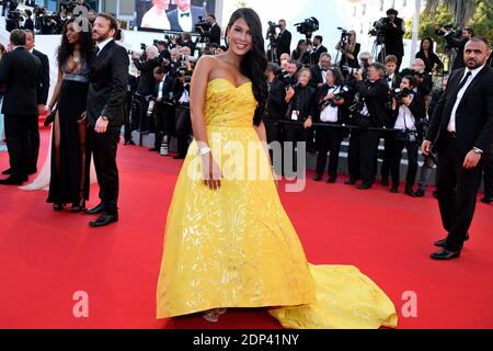 Ayem Nour kommt im Palais des Festivals zur Vorführung des Films Inside Out im Rahmen der 68. Filmfestspiele von Cannes am 18. Mai 2015 in Cannes, Frankreich. Foto von Nicolas Briquet/ABACAPRESS.COM Stockfoto