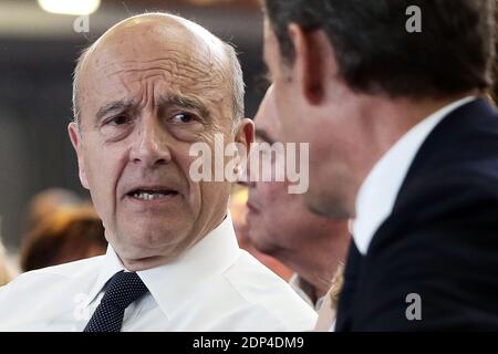 Der Bürgermeister von Bordeaux und Kandidat der rechten Partei Les