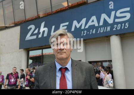 Stephane LeFoll beim 83. 24-Stunden-Langstreckenrennen von Le Mans am 13. Juni 2015 in Le Mans, Westfrankreich. Foto von Guy Durand/ABACAPRESS.COM Stockfoto