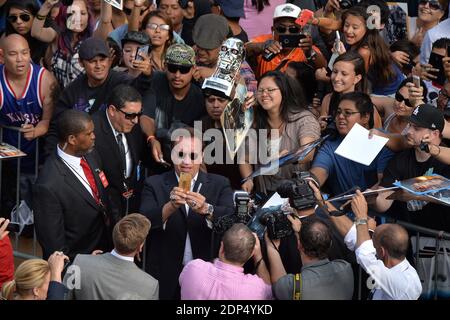 Arnold Schwarzenegger nimmt an der Terminator Genisys Los Angeles Premiere am 28. Juni 2015 im Dolby Theater in Los Angeles, CA, USA, Teil. Foto von Lionel Hahn/ABACAPRESS.COM Stockfoto