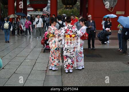 Straßen von Tokio Japan Stockfoto