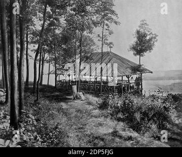 Look-Out House, Mount McGregor, 1885 Stockfoto