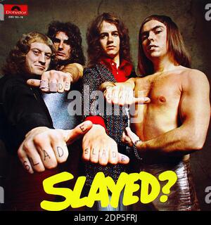 SLADE SLAYED  12  LP - Vintage Vinyl Schallplattencover Stockfoto