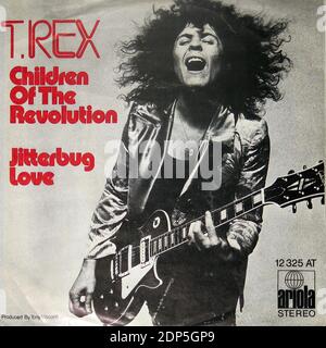 T.REX Kinder der Revolution   Jitterbug Liebe Tyrannosaurus Rex - Vintage Vinyl Schallplattencover Stockfoto