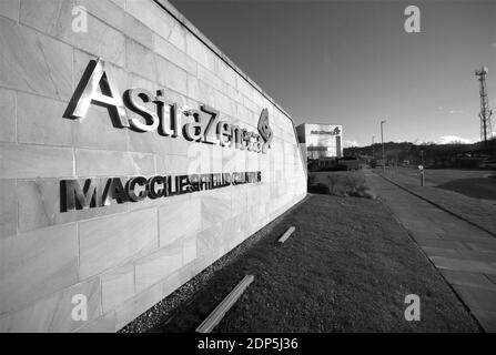 AstraZeneca Pharmazeutika Fertigungsanlage Macclesfield Stockfoto