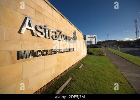 AstraZeneca Pharmazeutika Fertigungsanlage Macclesfield Stockfoto