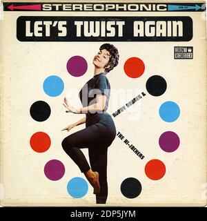 Let's Twist Again - Vintage Record Cover Stockfoto