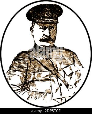 Ein Porträt des Generalleutnant Charles Edmond Knox ( 1845-1938) von Boer war Ruhm; wie er in 1900. Er war ein anglo-irischer Soldat der britischen Armee. HS Spitzname war Nice Knozx. Seine Kommandos umfassten die King's Shropshire Light Infantry, 13th Infantry Brigade & 4th Infantry Division. Er wurde angeboten, den Posten des Gouverneurs von Bermuda, aber lehnte es ab und wurde Mitglied des Naval and Military Club. Er war der Sohn von Robert Knox, DD, Erzbischof von Armagh Stockfoto