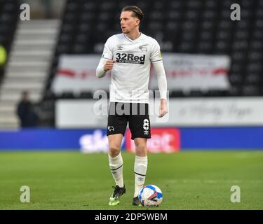 Max Bird #8 von Derby County während des Spiels Stockfoto