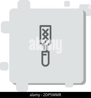 rasp Vektor-Symbol Moderne einfache Vektor-Illustration Stock Vektor