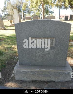 Inglewood, Kalifornien, USA 18. Dezember 2020 EINE allgemeine Ansicht der Atmosphäre King Gravestone auf Inglewood Park Cemetery am 18. Dezember 2020 in Inglewood, Kalifornien, USA. Foto von Barry King/Alamy Stockfoto Stockfoto