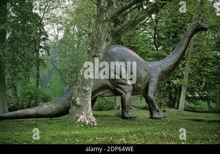 Diplodocus, gigantische pflanzenfressenden Sauropoden aus der späten Jurazeit Stockfoto