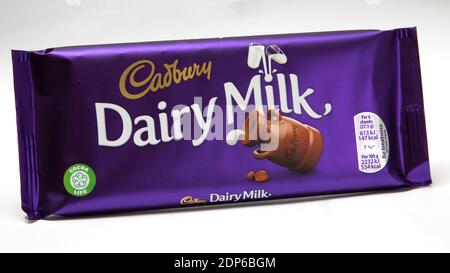 Cadbury Dairy Milk chocolate bar Stockfoto