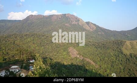 Ein Teil der Western Ghats in munnar Draufsicht Punkt Stockfoto