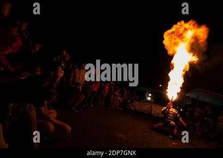 Patrol Music Festival. Patrol ist eine typische Jember-Musik. Stockfoto