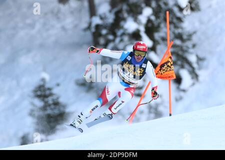 Gröden, Groeden, Italien. Dezember 2020. FIS Alpine Ski World Cup unter Covid-19 Sonderkonditionen 2. Herren Downhill Ski Event am 19/12/2020 in Gröden, Groeden, Italien. In Aktion Beat Feuz (SUI) (Foto: Pierre Teyssot/ESPA-Images) Kredit: Europäische Sport Fotoagentur/Alamy Live News Stockfoto