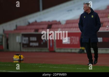 Stoke on Trent, Großbritannien. Dezember 2020. Stoke City Manager Michael O'Neill während des EFL Sky Bet Championship Matches zwischen Stoke City und Blackburn Rovers im bet365 Stadium, Stoke-on-Trent, England am 19. Dezember 2020. Foto von Jurek Biegus. Nur redaktionelle Verwendung, Lizenz für kommerzielle Nutzung erforderlich. Keine Verwendung bei Wetten, Spielen oder Veröffentlichungen einzelner Vereine/Vereine/Spieler. Kredit: UK Sports Pics Ltd/Alamy Live Nachrichten Stockfoto