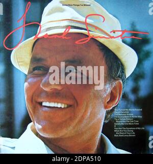 Frank Sinatra - einige schöne Dinge, die ich vermisst habe - Vintage Vinyl-Albumcover Stockfoto
