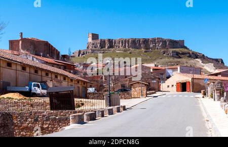 Castillo de Atienza. Guadalajara. Castilla la Mancha. España. Stockfoto