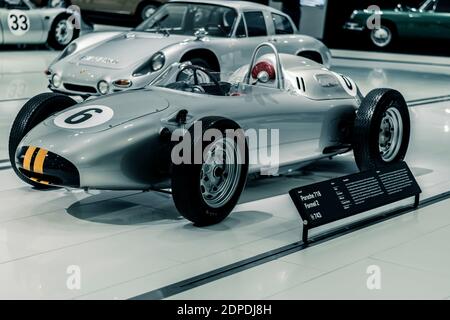 STUTTGART, 6. März 2020: Der Porsche 718/2 (2-02) Formel 2 1960. Stockfoto