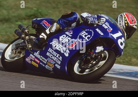 Nobuatsu Aoki, (JPN), Honda 500, Tschechische Republik Moto GP 1997, Brünn Stockfoto