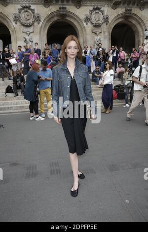 Audrey Marnay kommt zu Alexis Mabilles Herbst-Winter 2015/2016 Haute Couture Sammlungs-Show, die am 08. Juli 2015 in der Opera Garnier in Paris, Frankreich, stattfand. Foto von Jerome Domine/ABACAPRESS.COM Stockfoto