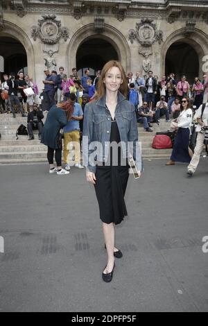 Audrey Marnay kommt zu Alexis Mabilles Herbst-Winter 2015/2016 Haute Couture Sammlungs-Show, die am 08. Juli 2015 in der Opera Garnier in Paris, Frankreich, stattfand. Foto von Jerome Domine/ABACAPRESS.COM Stockfoto