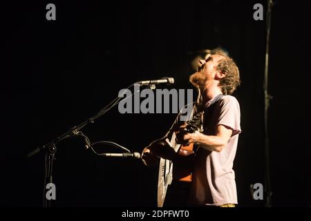 Damien Rice spielt am 7. Juli 2015 live auf der Bühne des Montreux Jazz Festivals in Montreux, Schweiz. Foto von Loona/ABACAPRESS.COM Stockfoto