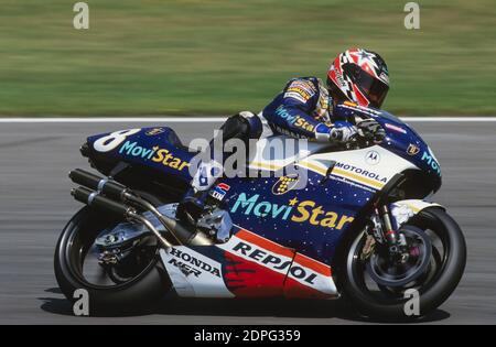 Carlos Checa (SP), Honda 500, Italien GP 1997, Mugello Stockfoto