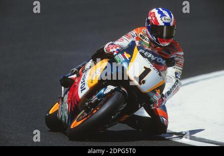 Michael Doohan (AUST), Honda 500, Italien GP Moto 500, Imola 1998 Stockfoto