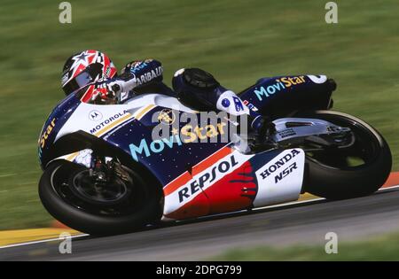Carlos Checa (SP), Honda 500, Italien GP 1997, Mugello Stockfoto