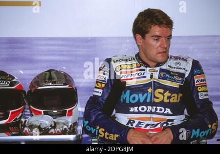 Carlos Checa (SP), Honda 500, Italien GP 1997, Mugello Stockfoto