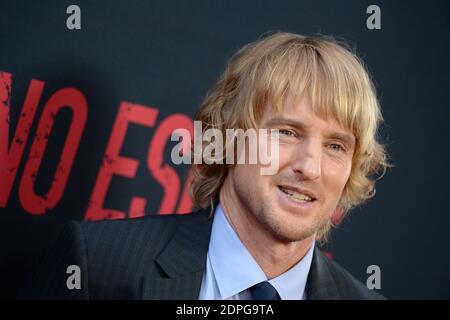 Owen Wilson nimmt an der Premiere von No Escape der Weinstein Company im Regal Cinemas L.A. Teil Live in Los Angeles, CA, USA, am 17. August 2015. Foto von Lionel Hahn/ABACAPRESS.COM Stockfoto