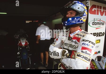 Sebastián Porto (ARG), Aprilia 250, Italien GP Moto 250, Imola 1998 Stockfoto