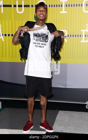 Tyga nimmt an den MTV Video Music Awards 2015 im Microsoft Theater am 30. August 2015 in Los Angeles, CA, USA Teil. Foto von Lionel Hahn/ABACAPRESS.COM Stockfoto