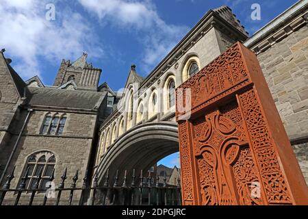 Christchurch Christ Church Cathedral, Dublin City, The Cathedral of the Holy Trinity, mittelalterliche Kathedrale, Irland Stockfoto