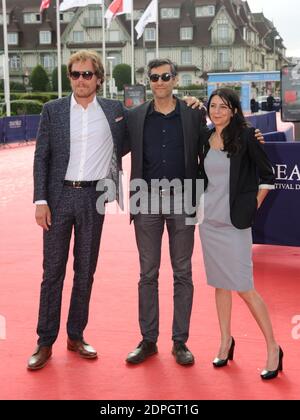 Ramin Bahrani, Michael Shannon bei der Vorführung des Films 99 Homes im Rahmen des 41. Amerikanischen Filmfestivals in Deauville, Frankreich am 5. September 2015. Foto von Alban Wyters/ABACAPRESS.COM Stockfoto