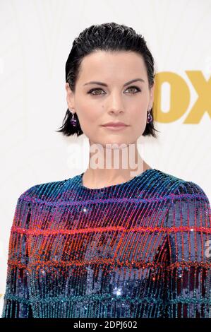 Jaimie Alexander nimmt am 20. September 2015 an den 67. Emmy Awards im Microsoft Theater in Los Angeles, CA, USA Teil. Foto von Lionel Hahn/ABACAPRESS.COM Stockfoto