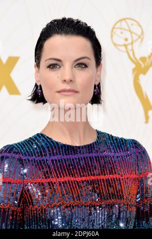 Jaimie Alexander nimmt am 20. September 2015 an den 67. Emmy Awards im Microsoft Theater in Los Angeles, CA, USA Teil. Foto von Lionel Hahn/ABACAPRESS.COM Stockfoto