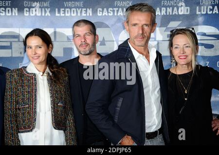 Virginie Ledoyen, Eric Hannezo, Lambert Wilson et Gabrielle Lazure assistent a la Premiere de 'enrages' a l'UGC Cine Cite les Halles a Paris, France le 28 Septembre 2015. Foto von Aurore Marechal/ABACAPRESS.COM Stockfoto