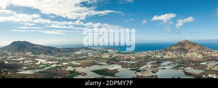 Landschaft der Berge von Ajodar und Amagro in Gran Auf Canaria Stockfoto