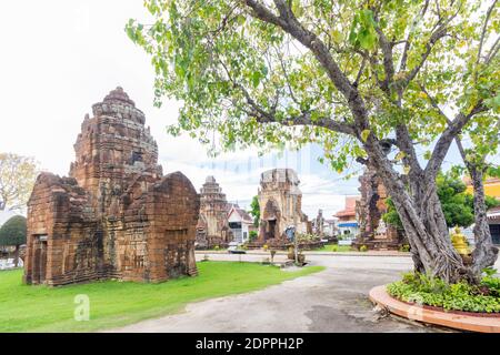 Wat Kamphaeng Laeng sind eine Reihe von alten Khmer-Tempeln in Phetchaburi, Thailand Stockfoto