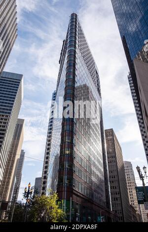 Wolkenkratzer in San Francisco in den Vereinigten Staaten Stockfoto