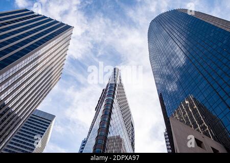 Wolkenkratzer in San Francisco in den Vereinigten Staaten Stockfoto