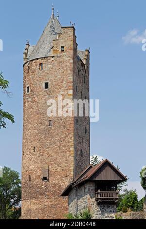 Grauen Turm, Fritzlar, Hessen, Deutschland Stockfoto