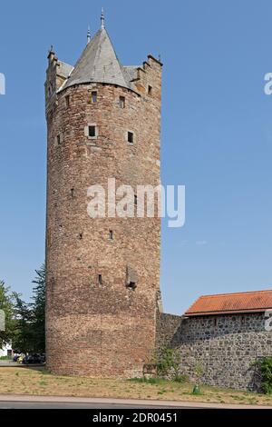 Grauen Turm, Fritzlar, Hessen, Deutschland Stockfoto