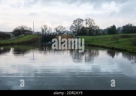 In Großbritannien - Leeds zum Liverpool Canal in der Nähe von Wheelton, Chorley Stockfoto