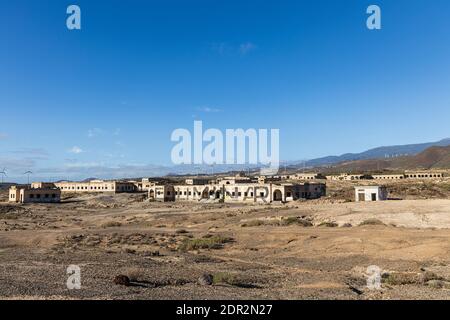 Ausgediente Leprakolonie Ruinen in Abades, Granadilla, Teneriffa, Kanarische Inseln, Spanien Stockfoto